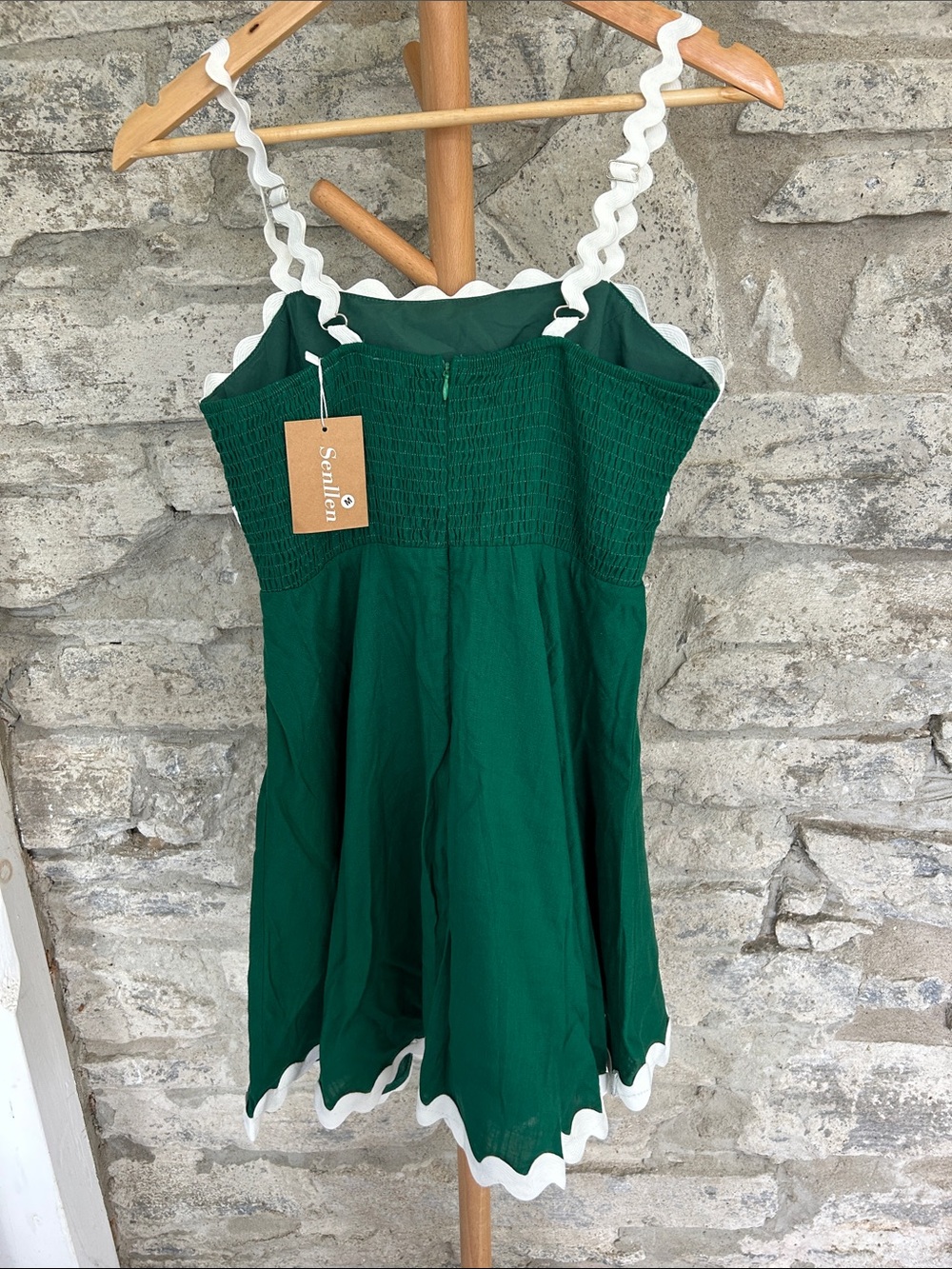 Sundress with White Ric Rac Trim - Picture 2 of 10